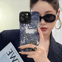 Green Forest Luxury Designer Letter Phone Case Classic Fashion Letter brand Letter Shockproof phone Case High quality iPhone 1514 12 13 Pro Max 7 8 Plus