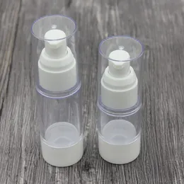 50ml 30ml 15ml Sub bottling Clear Airless Lotion Bottle Portable Refillable Vacuum Bottles for Travel Cosmetic Packaging Lkpfp