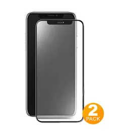 2pc 2.5D Mat Temizlikli Cam Anti-Pırıltı 9H Parmak İzi Anti Kanıtı Tam Ekran Koruyucu Film İPhone 15 Pro MAX 14 13 12 11 PLUS PLOGING-PROOF Montaj Kiti