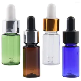 Aufbewahrungsflaschen 4 Stück ätherisches Öl Dropper für Parfüm leerer Kunststoff The Pet Travel Small
