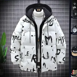 Mannen Down Parka Winter Warm Dikker Jas Hoge kwaliteit Mode Harajuku Mannelijke Casual Streetwear Hip Hop Vrouw 231128