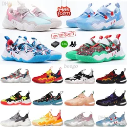 Designer Trainers Trae Young 1 Low Men Basketball Shoes Sky Blue Ice Trae Christmas Def Recordings Atlanta Pixel Quality Athletic Outdoor Sneakers