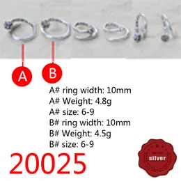 20025 anel de moda cross Flower Nail S925 Abertura de prata esterlina Abertura personalizada D Índice de dedo juvenil Trend Piece Punk vintage