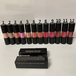 Hot Makeup Lip Gloss Rossetto liquido opaco Rossetto sexy multicolore 12 colori Lucidalabbra 8,5 ml