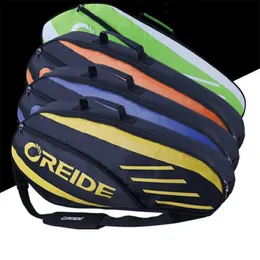 Borse da esterno OREIDE Borsa impermeabile per racchette da badminton per 36 racchette Spalla singola Zaino da tennis portatile leggero Attrezzatura sportiva Uomo 231128