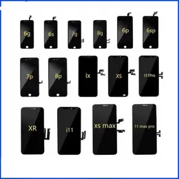 LCD Display Screen Celular Touch Panels Digitador Assembly Substituição para iPhone 5S 5C 5SE 6G 6S 7G 8G Plus X XR XS MAX 11 12 Pro Max com pacote de caixa