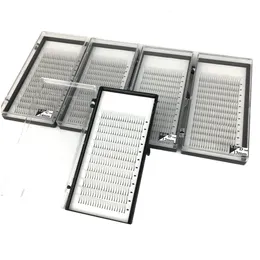 Valse wimpers 5 trays/lot lange steel Hoge kwaliteit Russische volume wimpers Faux Mink 3D wimperextensions Handgemaakte individuele premade fans Natuurlijk 231128