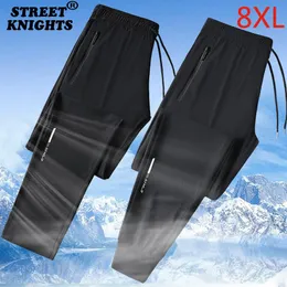 Blazers 2023 New Summer Men Pants 8xl joggers sweatpants fiess casual Quick Quick Dry Pant Men Treasable Creadable Ceist Spring Prouters Male