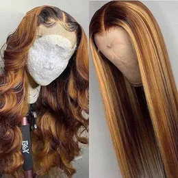 합성 가발 패션 가발 여성의 그라디언트 긴 머리카락으로 장미 순 화학 섬유 가발 머리 기어