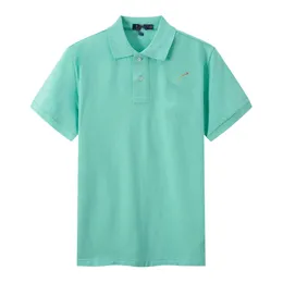 Ralphs Designer Laurens T-Shirt Top-Qualität, kurzärmeliges T-Shirt für Herren, Sommer, neue lockere Passform, große Größe, einfarbig, halbärmeliges, lässiges Revers-Herren-POLO-Shirt