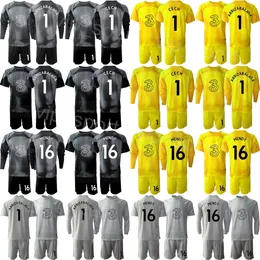 Vereinsmannschaft Torwart Jugend Robert Sanchez Trikot Fußball 22-23 Set Langarm Djordje Petrovic Kepa Arrizabalaga Edouard Mendy Courtois Fußballtrikot QieErXi