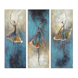 Número Chenistory sem moldura 3pc Dançarinos Pintura DIY por números Imagem abstrata por kits de números para adultos DIY Gift Home Art Decors