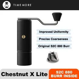 طاحونة Timemore Chestnut Xlite Manual Coffee Grinder S2C 42mm Conical Burr داخل طاحونة يدوية متميزة عالية الجودة 24