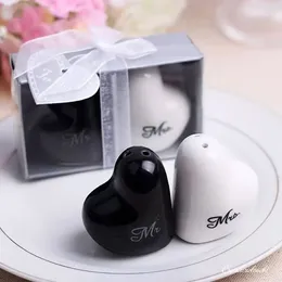 الحزب لصالح 12 مجموعة/لوت 24 جهاز كمبيوتر شخصي/الكثير من حفلات الزفاف والهدايا السيد Mrs Heart Salt Pepper Shakers