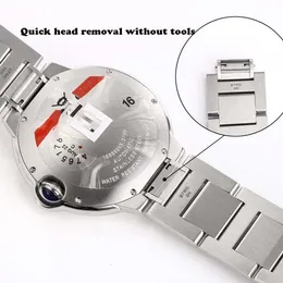 6V High Quality Women Watch Designer Blue Balloon Series Watches Automatic Mechanical Fashion Watchs Style Men's Watch Remove the Strap Quickly 33mm 42mm 54