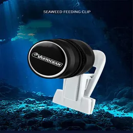 フィーダーVastocean Marine Aquarium Tools強力な磁気海藻給餌クリップレーバークリップ野菜クリップ用水槽用品