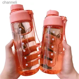 water bottle Space Cup Plastic Straw Kettle Sports Water Bottle Drinking Bottle Bicycle Cycling Climbing Outdoor Fitness Large Capacity J168 YQ231128