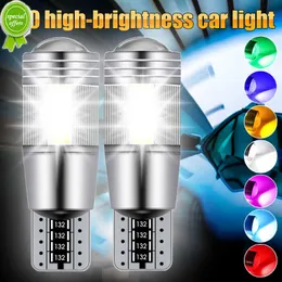 New T10 Universal Car Lights 5630 6SMD Wide Indicator Interior Reading Lights Brake Lamp Signal Lamp License Plate Bulb DC 12V