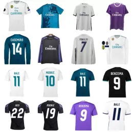 2016 2017 2018 real madrids camisa de futebol 16 17 18 BALE BENZEMA MODRIC Retro camisas de futebol Vintage ISCO Maillot SERGIO RAMOS MARCELO Camis