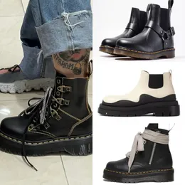 Doc Martens 디자이너 신발 Martens 여자 남자 트리플 블랙 마틴 겨울 플랫폼 부츠 클래식 8 눈 옥스포드 바닥 발목 신발