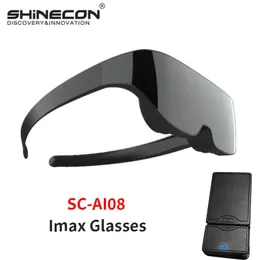 Okulary 3D VR Shinecon SC AI08 IMAX Wearble Doorable Home Center Smart Wirille Firmal Virtual Reality All in One Hine 231128 HE
