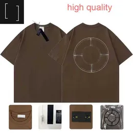 23SS Nowy projekt kamienny Stoneisland Hurtowa koszulka polo Modna T-shirty Męs