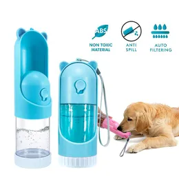 Feeding 220ml Retractable Dog Water Bottle Outdoor Pet Supplies Portable Cat Drinking Cup Hanging Waterer Easy To Clean Cute Design