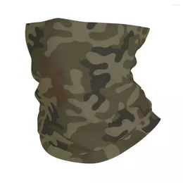 Scarves Polish Camouflage Pattern Bandana Neck Gaiter Printed Army Military Camo Face Scarf Warm Cycling Running Adult Breathable