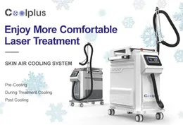 USA Importerad CoolPlus Skin Air Cooling System Användning för lasermaskin Zimmer Cryo Therapy Pain Minskar kylaren för laserbehandling -40 ﾰ C Beauty Machine av DHL