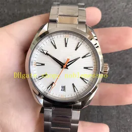 6 Style 41mm Automatic Watches Men 150M Sapphire Glass Silvery White Black Dial Stainless Steel Bracelet VSF Wristwatches VS Factory Cal.8900 Movement Sport Watch