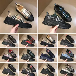 Designer Arthur Casual Shoes Striped Vintage Sneakers Kvinnor Mens Sko Luxury Fashion Trainer Platform Suede Leather Sneaker Plaid With Box