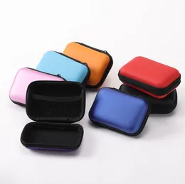 EVA Zipper Earphones Earbuds Hard Cases Box Carrying Storage Bags Pouch Portable PU Cover Holder For Card USB Cable Stereo Bluetooth SN6892