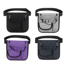 Evening Bags Practical Nurse Fanny Pack Scissors Holder Storage Waist Pouch Multi Compartment Nursing Tool Bags Case Oxford Cloth Nurse 230428