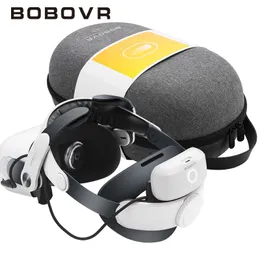 Dispositivos Vrar Bobovr M2 Pro Battery Pack Strap Power Bank para Oculus Quest 2 com Casto Cabeça Cabeça C2 de Mai