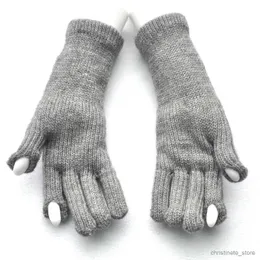 Kinder Fäustlinge Stil Neue Winter Verdickte Warme Handschuhe Für Männer Frauen Solide Gestrickte Touchscreen Fäustlinge Outdoor Radfahren Skifahren Handschuhe