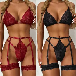 Seksowna exotyczna bielizna seksowna kwiatowa koronkowa bielizna erotyczna otwarta krońca babydoll plus size kobiety porno stanik stanik bowknot piżama nocna p230428