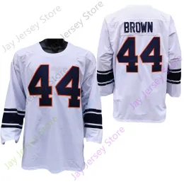2020 New NCAA Syracuse Orange Jerseys 44 Jim Brown College Football Jersey White Size Youth Adult All Stitched