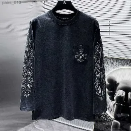 Fashion Famous Men's Shirt, Cross Brand, Casual Comfort, Soft T-Shirt Black, Light Luxury Brand Long Sleeve YQ231128