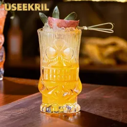 Tazze Bicchieri di vetro Tiki Bicchieri da cocktail Tazza Creativa hawaiana Divertente Birra Bevanda Accessori bar 231128
