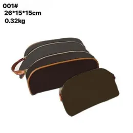 Top -Qualität 2pcs Set Cosmetic Bag Designer Frauen Große Reiseorganisator Totentaschen für Männer Aufbewahrung Wash Make -up -Geldbörse 1548#3266
