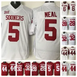 Sooners Oklahoma Football Jersey In Stock 5 Durron Neal 6 Baker Mayfield 28 Adrian Peterson 32 Samaje Perine 44 Brian Bosworth Stitched Jers High