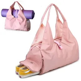 Outdoor Bags Yoga Mat Bag Gym Fitness Handbags for Women Men Training Sac De Sport Travel Gymtas Nylon Sports Tas Sporttas XA441WA 231128