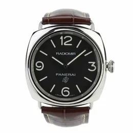Luxury Watch Mens Paneraiis Designer Wristwatches Radiomir Series Pam00753 Manual Mechanical 45mm Men's Movement Watches Waterproof Stainless steel