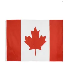 Fly Breeze 3x5ft 2x3ft 90x160cm 60x90cm stopy Flag Flag Flag podwójnie zszyty kanadyjskie flagi narodowe Banner na festiwalowy dom D2925180