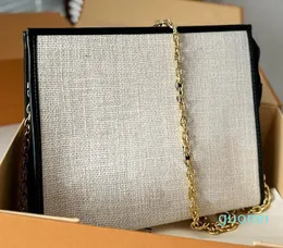 Crossbody Bags Beach Tote Çanta Eski Çiçek Mektubu Moda Fermuarı Cep Altın Donanım