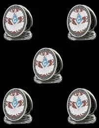 5st och accepterade frimurer Token Craft Silver Plated 1oz Masonic Symbols Replica Coin Collections6135358