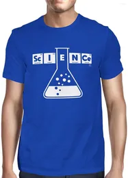 Camisetas masculinas Science Science Flask Periódico T-shirt Chegadas Harajuku Tee Summer 2023 Camiseta de manga curta respirável de algodão puro