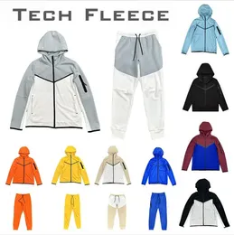 Новый сезон Tech Fleece Pant Jackets Высококачественные мужские женские спортивные костюмы Спортивные брюки с капюшоном Space Cotton Брюки Мужской спортивный костюм