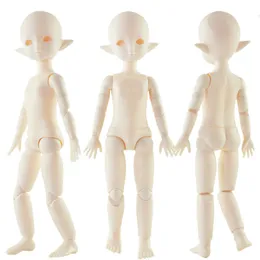 Puppen Adolya Nude 16 BJD für Mädchen 30cm Spielzeug Mädchen nackt beweglich gegliedert Perücke Haare Frauen Körper Geschenk für Kinder 230427