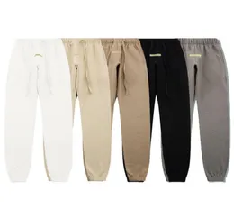 Mężczyzn Designer Joggers Lose czarne spodnie dresowe Pantaloni Uomo Womo High Street Letter Drukowanie polarowe spodnie z kieszeniami1587534
